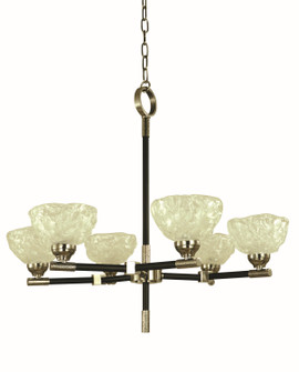 Stonebridge Five Light Chandelier in Polished Nickel/Matte Black (8|5696PNMBLACK)