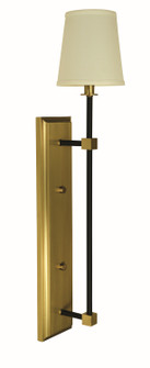 Sconces One Light Wall Sconce in Brushed Brass and Matte Black (8|5676BRMBLACK)