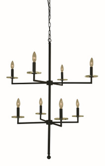 Muse Eight Light Foyer Chandelier in Polished Nickel (8|5458PN)