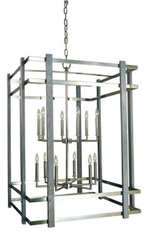 Arcadia 12 Light Foyer Chandelier in Polished Nickel (8|5268PN)