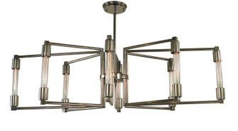 Focal Eight Light Chandelier in Polished Nickel (8|5118PN)