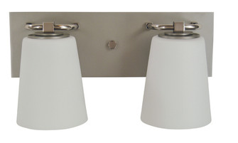 Mercer Two Light Bath in Satin Pewter with Polished Nickel (8|4852SPPNWH)