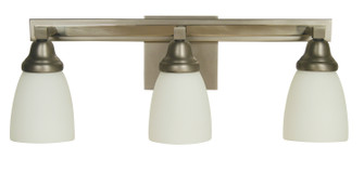 Mercer Three Light Wall Sconce in Satin Pewter with Polished Nickel (8|4783SPPN)
