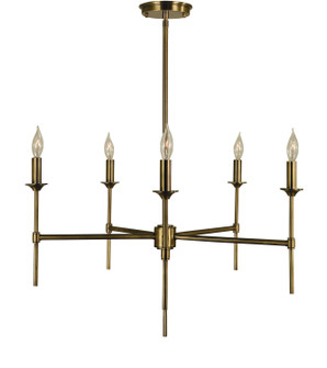 Chandler Five Light Chandelier in Polished Nickel (8|4695PN)