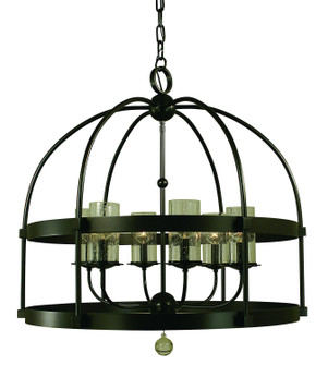 Compass Six Light Foyer Chandelier in Brushed Nickel (8|4526BN)