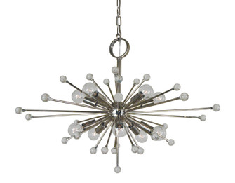 Supernova Ten Light Chandelier in Polished Nickel (8|3085PN)