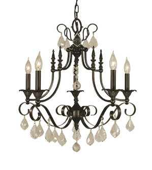 Liebestraum Six Light Chandelier in Matte Black (8|2975MBLACK)