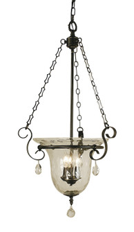 Carcassonne Three Light Foyer Chandelier in Mahogany Bronze (8|2919MB)