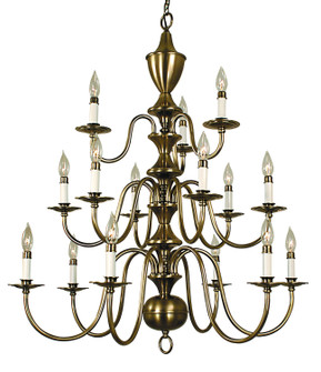 Jamestown 15 Light Foyer Chandelier in Matte Black (8|2527MBLACK)