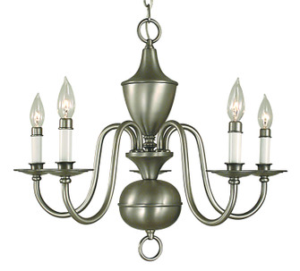Jamestown Five Light Chandelier in Matte Black (8|2525MBLACK)