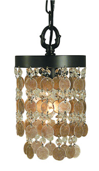 Naomi One Light Pendant in French Brass (8|2480FB)