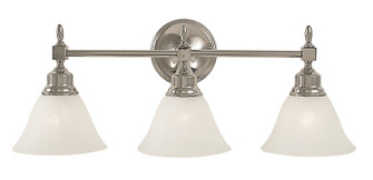 Taylor Three Light Wall Sconce in Antique Brass with Champagne Marble Glass Shade (8|2433ABCM)