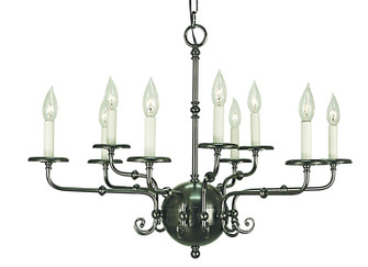 Jamestown Nine Light Chandelier in Antique Brass (8|2379AB)