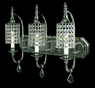 Princessa Three Light Chandelier in Polished Silver (8|2049PS)