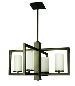 Theorem Four Light Chandelier in Mahogany Bronze (8|1195MB)