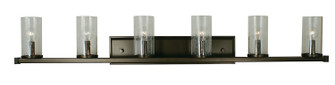 Compass Six Light Wall Sconce in Matte Black (8|1110MBLACK)