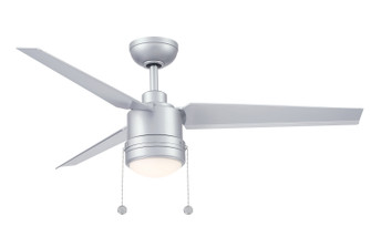 PC/DC L 52``Ceiling Fan in Silver (26|FPD7619SLW)