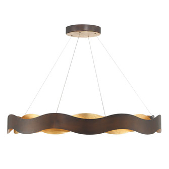 Vaughan LED Chandelier in Bronze and Gold (40|46462015)