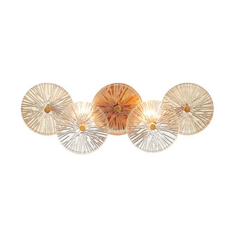Sue-Anne Two Light Vanity in Matte Gold (40|45700019)