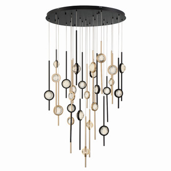 Barletta LED Chandelier in Gold-Black Mix (40|43890033)