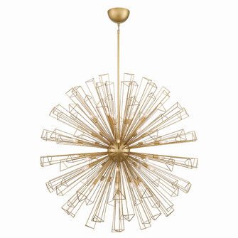 Dendelio 35 Light Chandelier in Matte Gold (40|43865025)