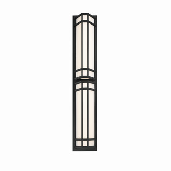 Monte LED Outdoor Wall Sconce in Satin Black (40|42734017)