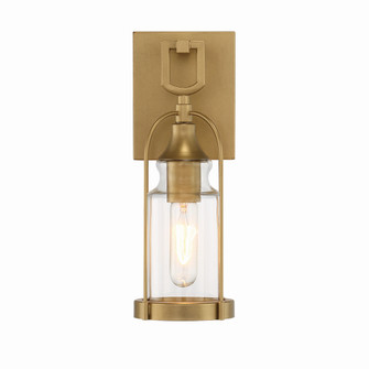 Yasmin One Light Outdoor Wall Sconce in Aged gold (40|42725026)