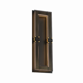 Admiral LED Outdoor Wall Sconce in Black/Gold (40|42716013)