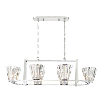 Ricca Six Light Chandelier in Chrome (40|38867019)