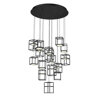 Ferro LED Chandelier in Matte Black (40|38259023)