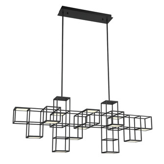 Ferro LED Linear Chandelier in Matte Black (40|38257021)