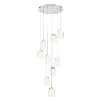 Paget LED Chandelier in Chrome (40|38043027)