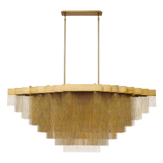 Bloomfield LED Chandelier in Antique Brush Gold (40|37097011)