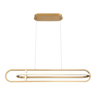 Demark LED Linear Chandelier in Matte Gold (40|37039028)