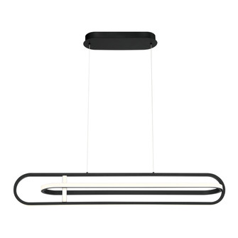 Demark LED Linear Chandelier in Matte Black (40|37039011)