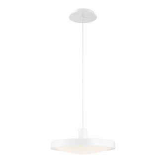 Sandstone LED Pendant in White (40|35964018)