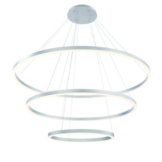 Spunto LED Chandelier in Brushed Silver (40|31474016)