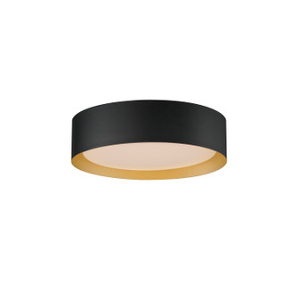 Echo LED Flush Mount in Black / Gold (86|E51012BKGLD)