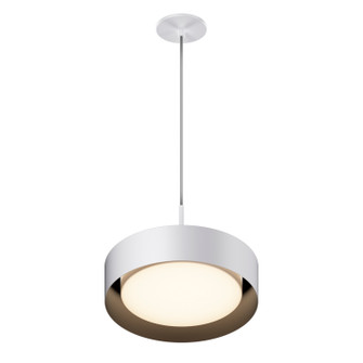 Echo LED Pendant in White / Black (86|E51011WTBK)
