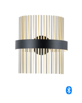 Chimes WiZ LED Wall Sconce in Black / Satin Nickel / Satin Brass (86|E34201BKSNSBR)