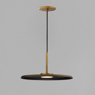 Berliner LED Pendant in Antique Brass (86|E34001AB)