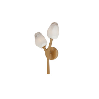Blossom LED Wall Sconce in Natural Aged Brass (86|E3279293NAB)