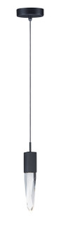 Quartz LED Mini Pendant in Black (86|E3124220BK)