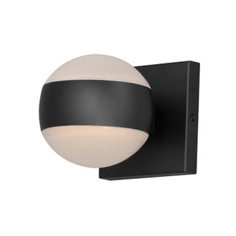 Modular LED Outdoor Wall Sconce in Black (86|E3017510BK)