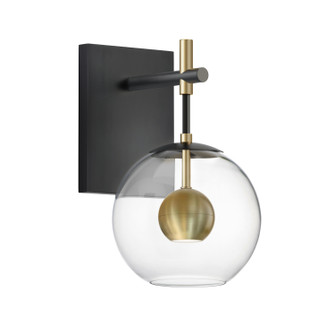 Nucleus LED Wall Sconce in Black / Natural Aged Brass (86|E25151BKNAB)