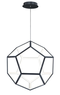 Penta LED Pendant in Black (86|E25106BK)