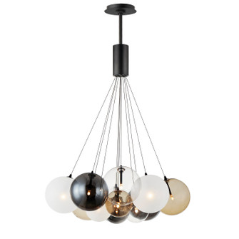 Burst LED Pendant in Black (86|E25089148BK)