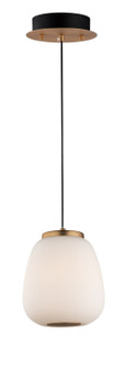 Soji LED Pendant in Black / Gold (86|E2506392BKGLD)