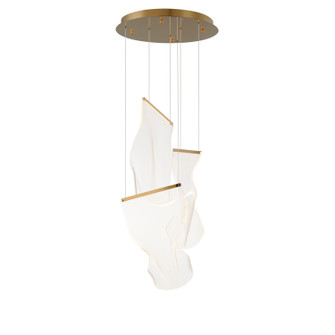 Rinkle LED Pendant in French Gold (86|E24874133FG)