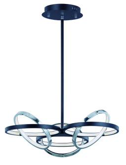 Gyro II LED Pendant in Black / Polished Chrome (86|E24787BKPC)